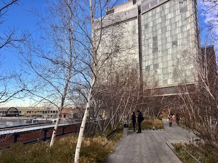 Cronologia storica ed evoluzione industriale del percorso High Line a Manhattan.