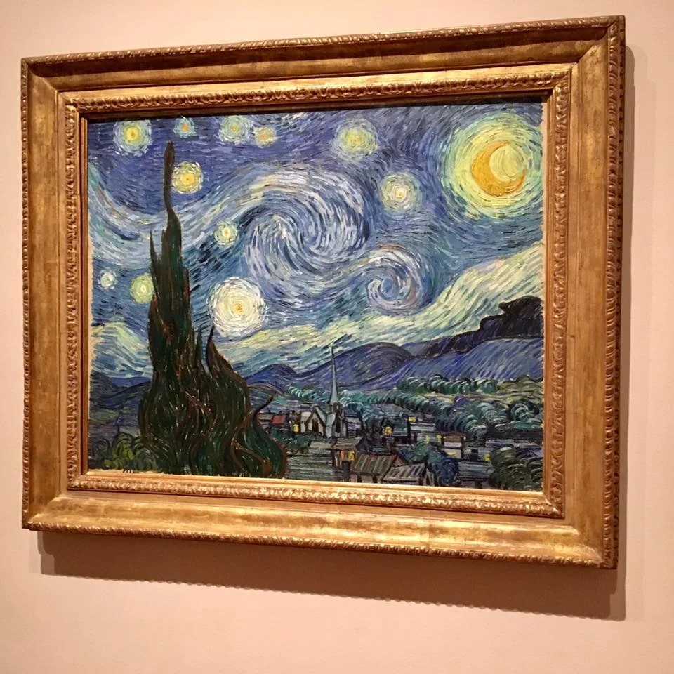 La notte stellata di Van Gogh durante la visita al MoMa di New York