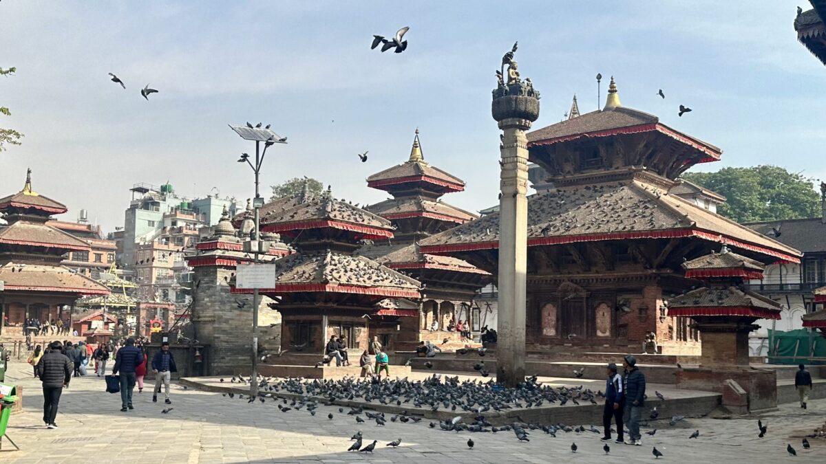 Panoramica dei templi e degli stupa per la guida su cosa vedere nella valle di kathmandu